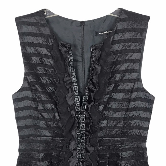 Nanette Lepore Black Formal Dress Style 297-4438 6 - Picture 3 of 8